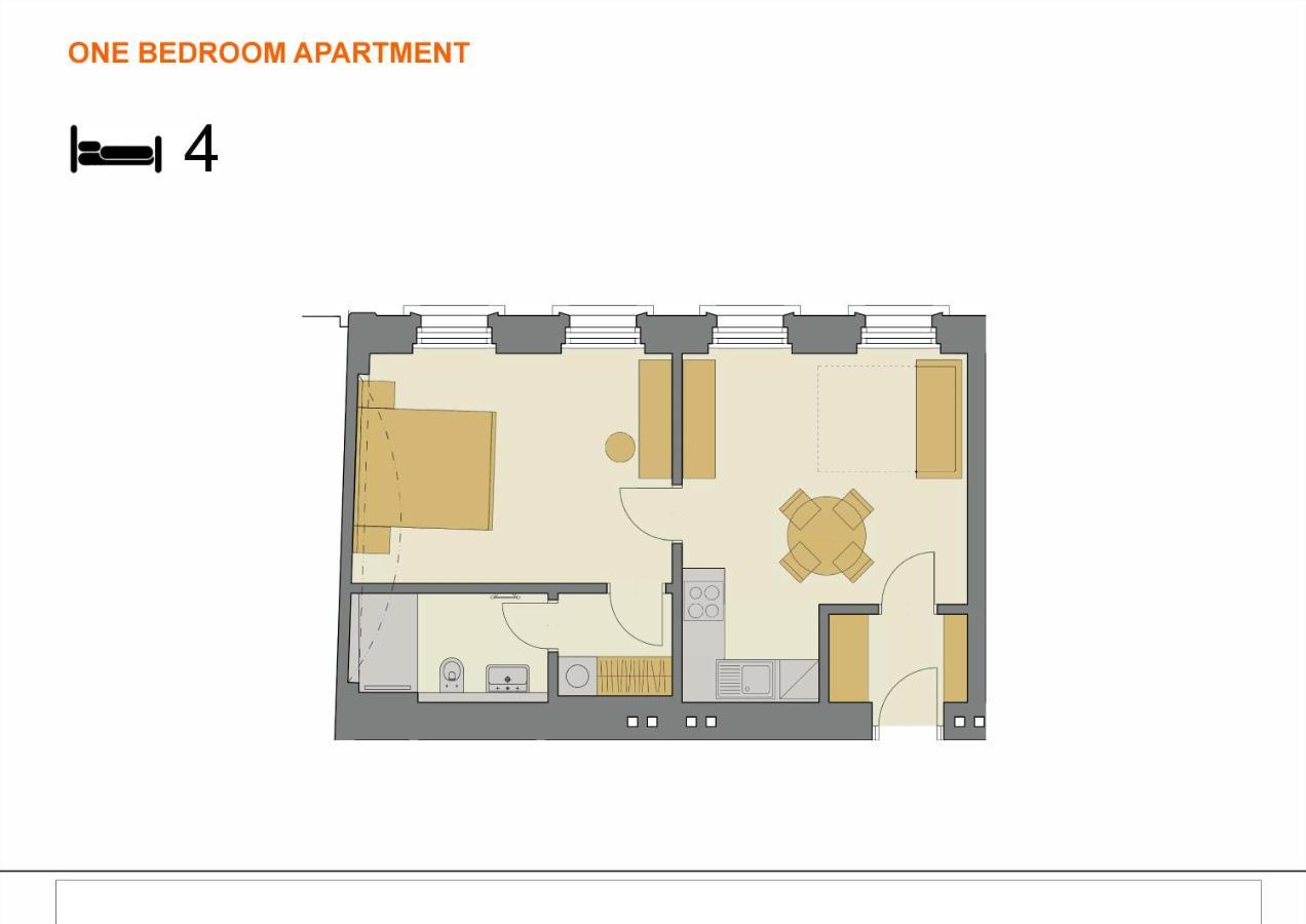 Downtown Suites Rubesova Prag Eksteriør billede